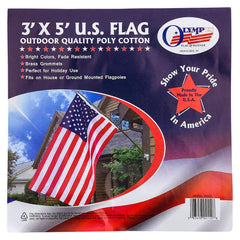 3' x 5' US POLY COTTON FLAG LLB kids toys