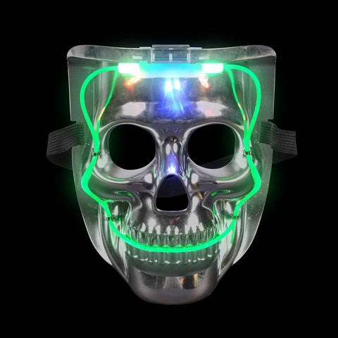 8" LIGHT-UP SKULL MASK LLB Light-up Toys