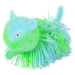 5.5" Light-Up Shaggy Cat Puffer - LLB Toys