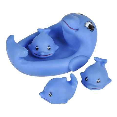 DOLPHIN BATH PLAY SET 4PCS LLB kids toys