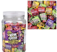 NOW AND LATER GIANT CHEWY ORIGINAL TAFFY 120PC LLB kids toys