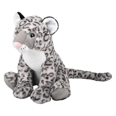 14" Snow Leopard Plush - LLB Toys