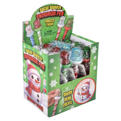6.5" Sugar Squeezy Snowman Pens - LLB Toys