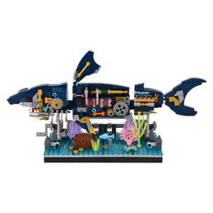 Mechanical Shark Building Block Set 499pc - LLB Toys