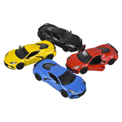 5" Diecast Pull Back 2021 Corvette LLB kids toys