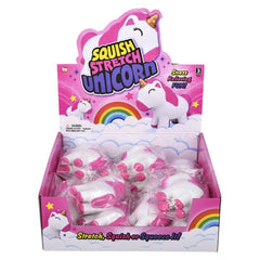 4" SQUISH AND STRETCH UNICORN LLB Squishy Toys