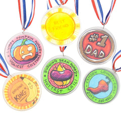 DESIGN YOUR OWN MEDALS (24PC/UN) LLB kids toys