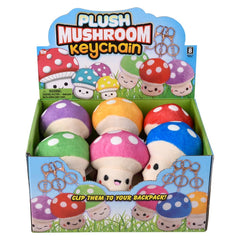 3.5" Plush Mushroom Clip Ons Plush - LLB Toys