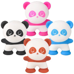 3" Squeezy Suction Panda 12ct 12/35 - LLB Toys