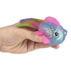 4.5" Squeezy Sugar Fidget Gold Fish 12ct - LLB Toys
