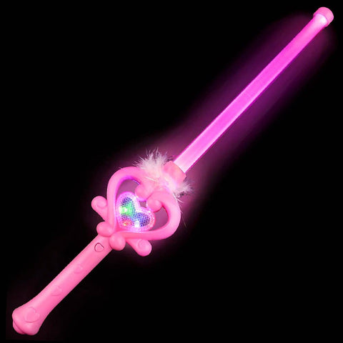 13" LIGHT-UP PRINCESS FEATHER WAND LLB Light-up Toys