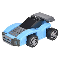 2.75" BUILDING BLOCK PULL BACK RACE CAR LLB kids toys