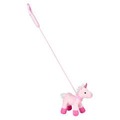 7" UNICORN WITH 27" LEASH - LLB Plush Toys