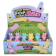 Easter Bunny Fidget Pop Tube 7" - LLB Toys
