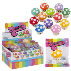 1.5" Gummy Mushrooms Toy - LLB Toys