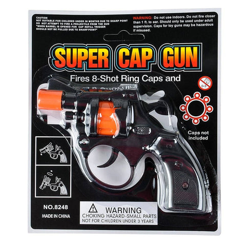 6" 8-SHOT CAP REVOLVER LLB kids toys