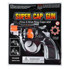 6" 8-SHOT CAP REVOLVER LLB kids toys
