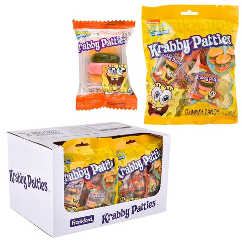 PEG BAG SPONGEBOB KRABBY PATTIES 2.54oz LLB Candy