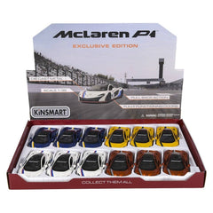 5" Diecast Pull Back Mclaren P1 #2 LLB kids toys