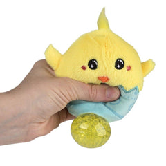 Squeezy Bead Easter Plush 3" 12/disp - LLB Toys