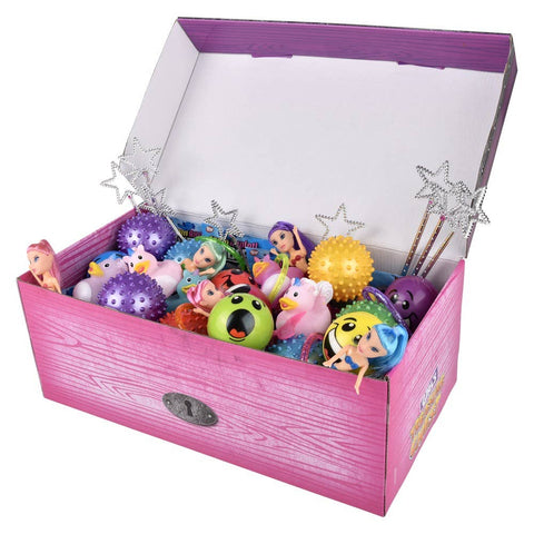 Girl Value Treasure Chest Toy/Nov/Jewelry Mix (100 Pcs/Box)