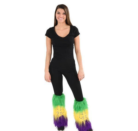 Mardi Gras Fleur de Lis Leg Warmers - LLB Toys