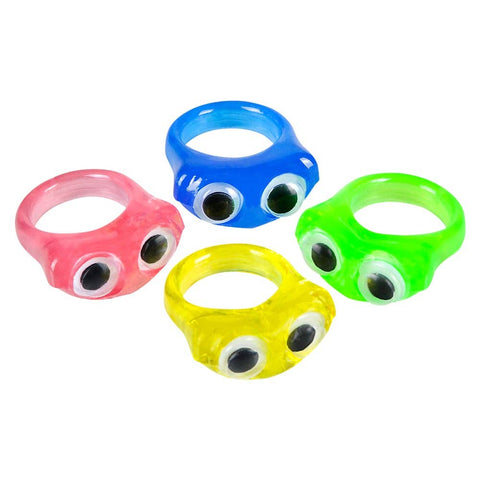GOOGLY EYE RINGS 0.75" LLB kids toys