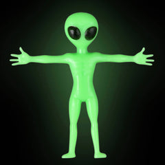 2.25" Glow In Dark Stretchy Alien 48ct - LLB Toys