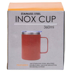 Stainless Steel Black Coffee Mug 12oz - LLB Toys