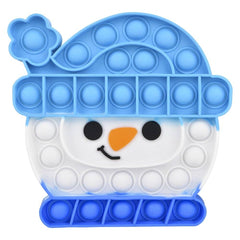 SNOWMAN WINTER HAT BUBBLE POPPERS 6" Christmas - LLB Toys