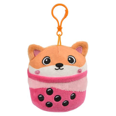 4" Bubble Tea Animal Backpack Clip - LLB Toys