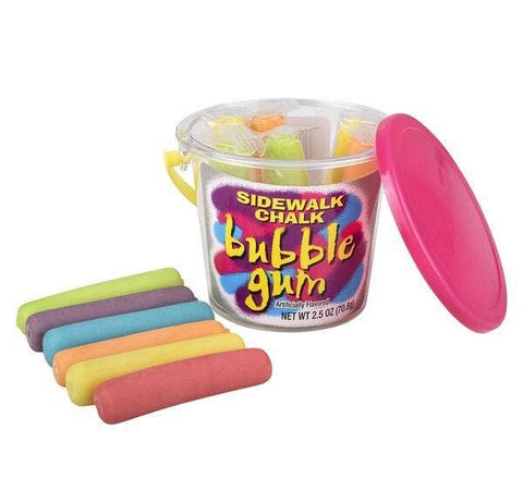 FOREIGN SIDEWALK CHALK BUBBLE GUM 12CT LLB kids toys