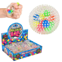 2.4" Squeezy Spiky Molecule Ball LLB kids toys