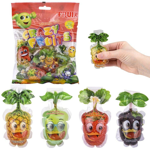 FRUIX CRAZY FRUIT JELLY POUCH 24PCS LLB kids toys