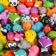2"RUBBER ANIMAL MIX (500PCS/CASE) LLB kids toys