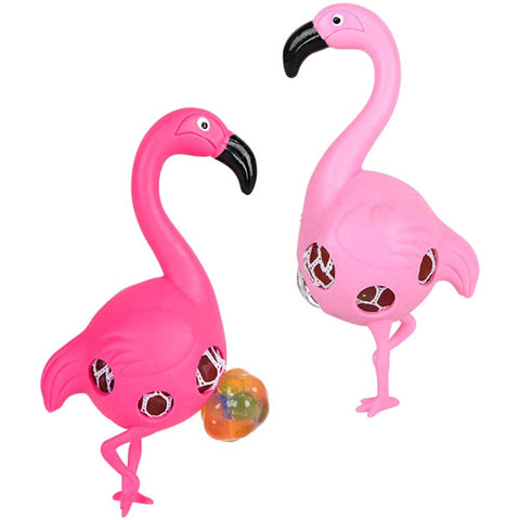 6" SQUEEZY BEAD FLAMINGO BALL LLB kids toys