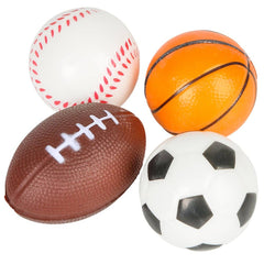 2.5" SPORTS STRESS BALL (24PC/UN) LLB kids toys