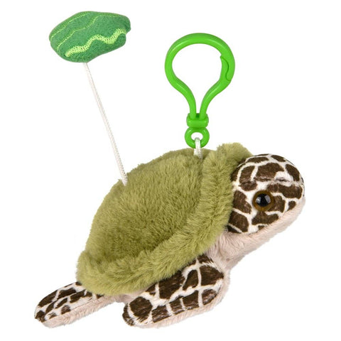 3.5" Mighty Quakes Turtle Backpack Clip (#1) - LLB Toys