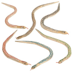 20" WOODEN WIGGLY SNAKE LLB kids toys