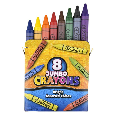 Jumbo Crayon 8pc LLB Stationary