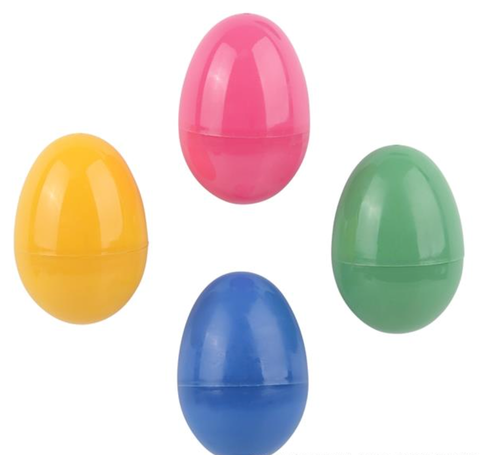 3.25" HINGED PLASTIC EASTER EGGS (100PC/UN) LLB kids toys