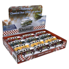 5" DIE-CAST VW BUS WITH SURFBOARD LLB Car Toys