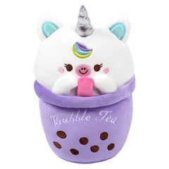 10″ Bubble Tea Animal Cup LLB Plush Toys