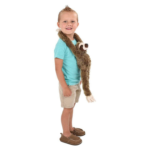 20" HANGING SLOTH BROWN LLB Plush Toys