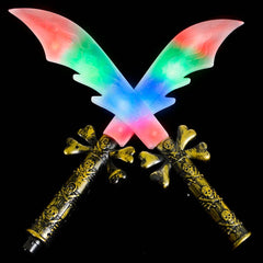 42" DOUBLE-ENDED SKULL SWORD LLB kids toys