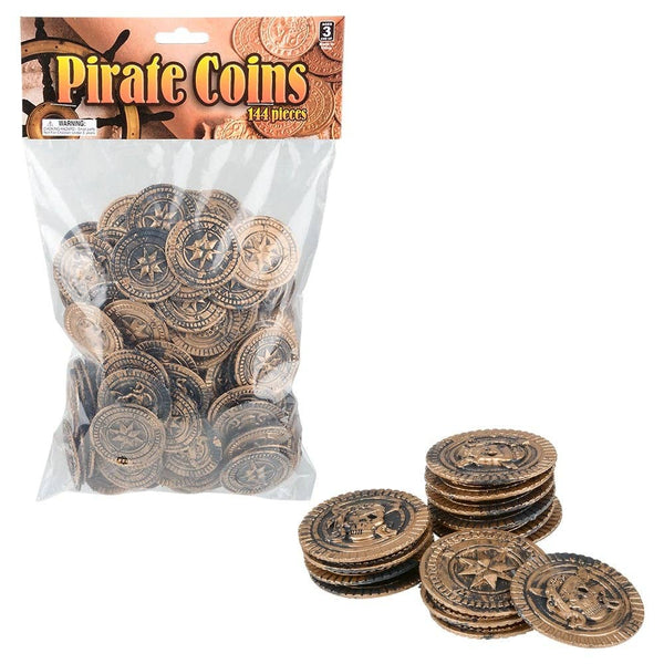 Plastic Pirate Coins Party Favor - LLB Toys