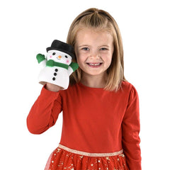 6" Snowman Stretchy Hand Puppet 12ct - Christmas LLB Puppets