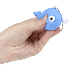 2" SQUEEZE ANIMAL POPPING EYE KEYCHAIN LLB Keychain