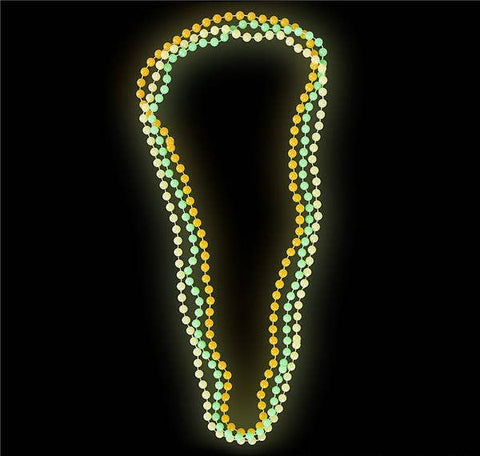 33" 7.5 Mm Glow in the Dark Beads - LLB Toys