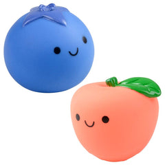 2" RUBBER FRUIT COLLECTIBLE LLB kids toys